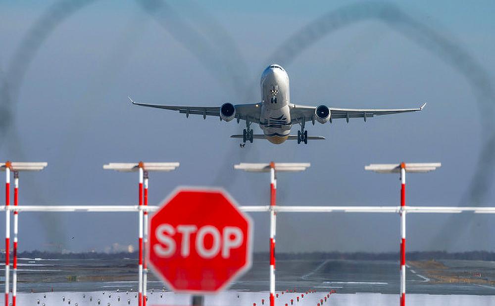 Продлен запрет на полеты на юг
